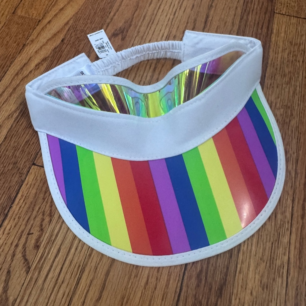Old Navy Rainbow Stripe Visor